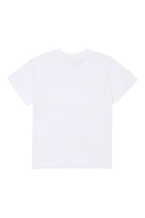 t-shirt in cotone bianco MARNI KIDS | M01785M00RF0M100